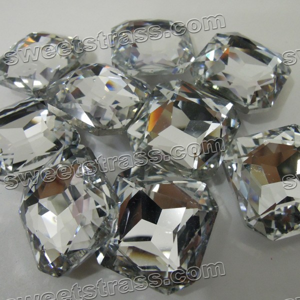直销尖底异形钻圆正方形钻水晶钻直正方形玻璃钻