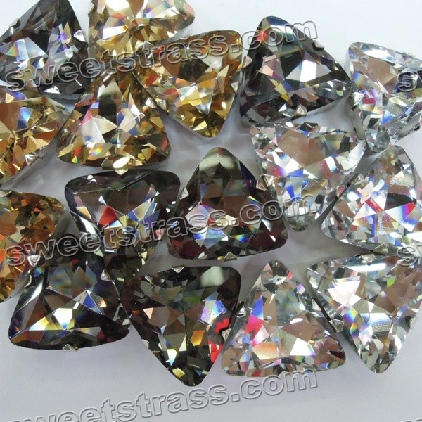 直销各类金属底托玻璃钻  三角形玻璃爪钻